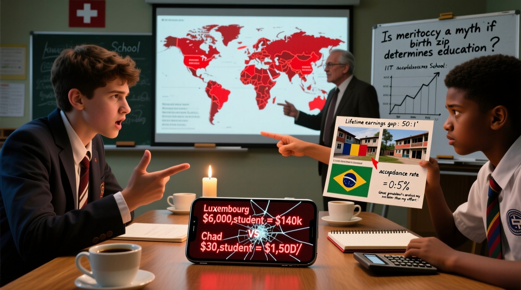 Educational Inequality as Economic Destiny: How School Quality Gaps Create Permanent Wealth Divides Between Nations